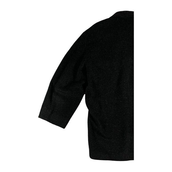 Millennium Collection Coat Men's Long Sleeve Alpaca Wool/Nylon Overcoat Black XL - Picture 9 of 11